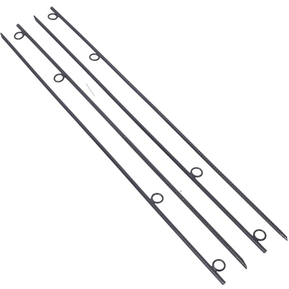 LIANGKA 4 Count 5/8 Inch 55. 5 Inch Long Ground Stakes With Angled Ends And Connecting Loops