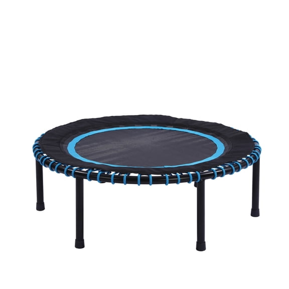 LIANGKA 40 Inch Quiet Mini Rebounder Trampoline 330 LBS Capacity For Indoor Garden Family Cardio Workout