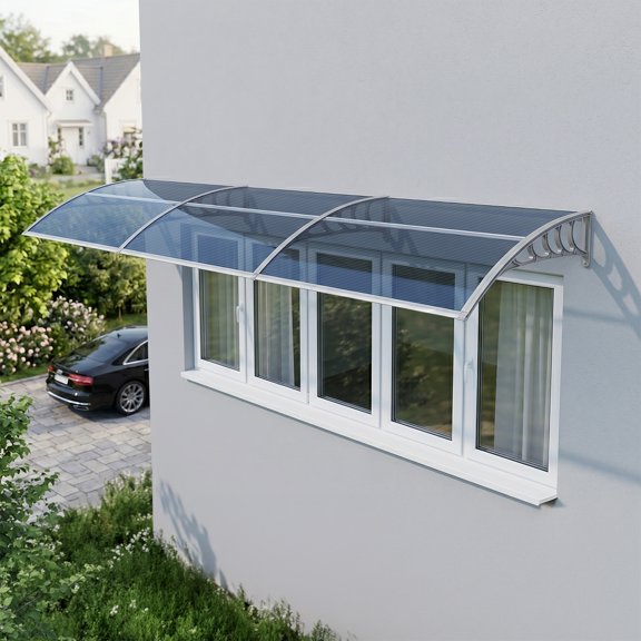 LIANGKA Exterior Canopy For Door Window Porch All Weather Protection
