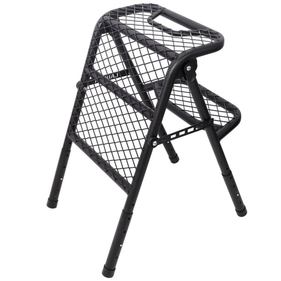 LIANGKA Foldable Adjustable Tire Step Ladder Portable Access Step for Truck SUV RV Off-Road
