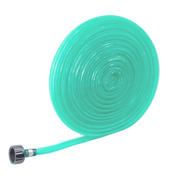 LIANGKA Green Dual Function Sprinkler Soaker Garden Hose Water Saving Drip Irrigation Hose for Flower Beds Lawn