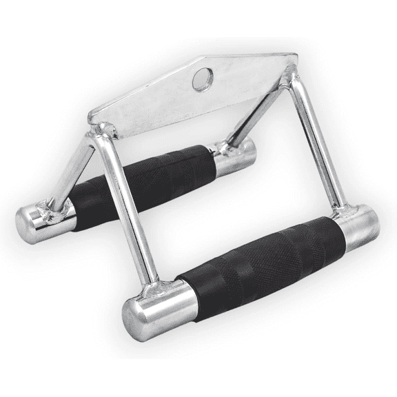 LIANGKA Heavy Duty Steel V Bar Pull Down Attachment Gym Cable Machine Lat Grip Workout Accessory for Strength Training