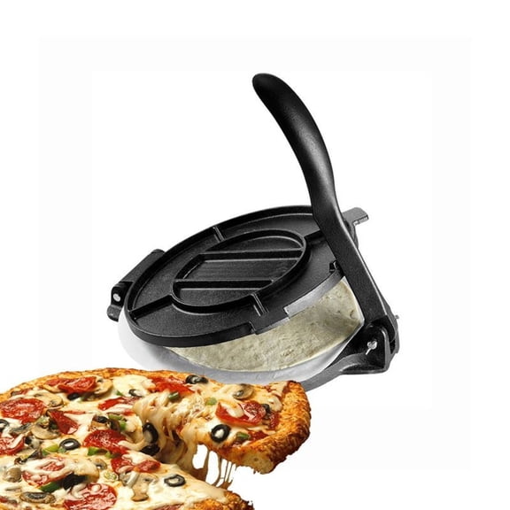LIANGKA Manual Tortilla Press Maker 12 Inch Heavy Duty Metal Dough Press for Home and Commercial Kitchen for Tortillas Pancakes Pizza and Flatbread