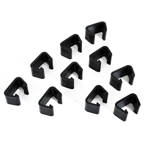 LIANGKA Set of 10 All-Weather Nylon Chair Connector Clips Modular Office Sofa Sectional Furniture Fastener Clips