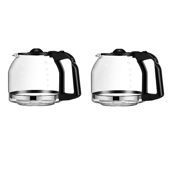 LIANGKA Two Pack Twelve Cup Replacement Carafe For Daily Use
