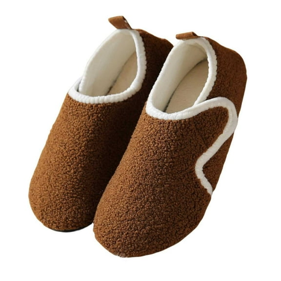 LIANGP Ladies Slippers House Slippers For Women Indoor Closed Back Lightweight Cozy Liner House Shoes Slipper For Bedroom Home Yoga Outdoor Walking Shoes Women's Shoes Brown Size 11