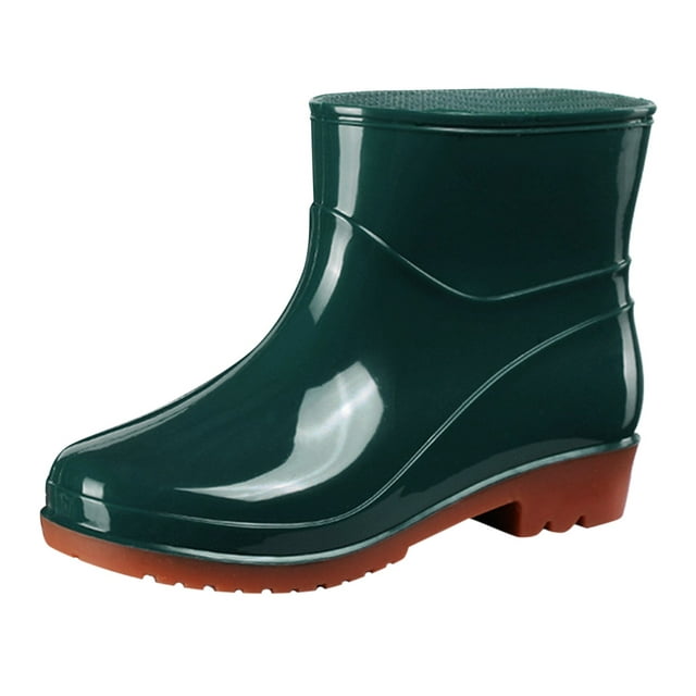 LIANGP Rainshoes Short Rain Boots For Womens Ankle Waterproof Rainboot ...