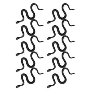 LIANGXR 10PCS Snake Prank Toy Flexible Realistic Snake Figurine Prank Props Halloween April Fool's Supply Novelty Display Gadget