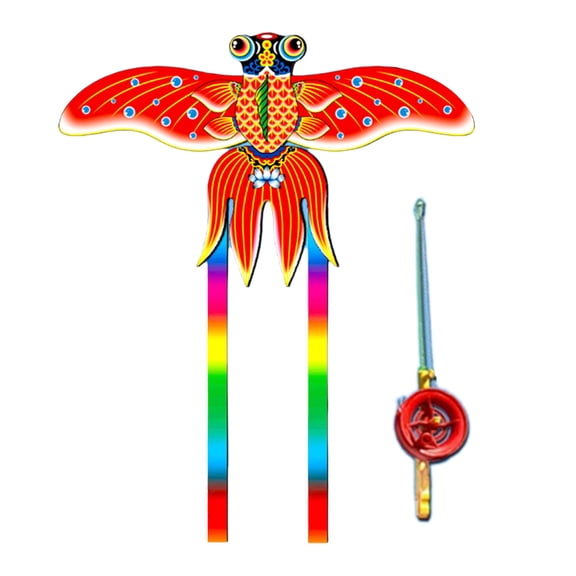 LIANGXR Dynamic Wing Kites Kites Flying Toy for Children Long Tail Kites Outdoor To