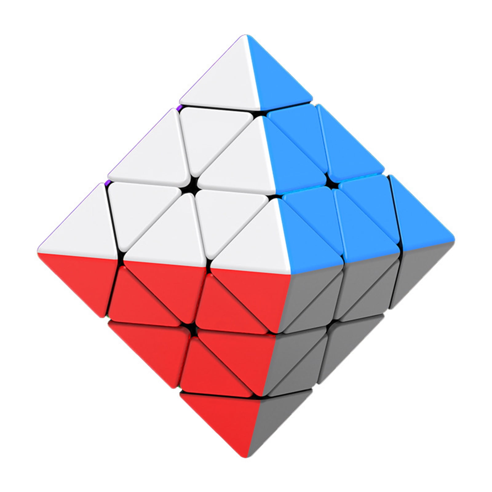 LIANGXR Innovative Magnetic Octahedron Speed Puzzle Cube Stickerless Brains Game Magical Cube Puzzle for All Ages Stress Reduce