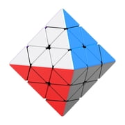 LIANGXR Innovative Magnetic Octahedron Speed Puzzle Cube Stickerless Brains Game Magical Cube Puzzle for All Ages Stress Reduce