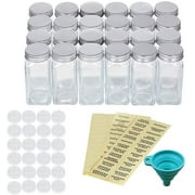 LIANTRAL Clear Glass Airtight Food Storage Jar (24 Count)