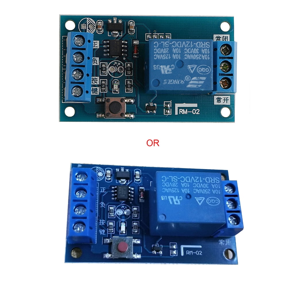 LIANXUE 12V Bond Bistable Relay Module Car Modification Switch Start ...