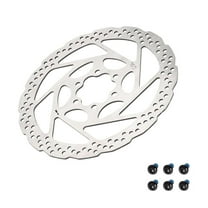 LIANXUE 140mm/160mm/180mm Stainless Steels Disc Brake Rotor with Screws Bicycles Disc Brake Rotor for Road Bike,Mountain Bike