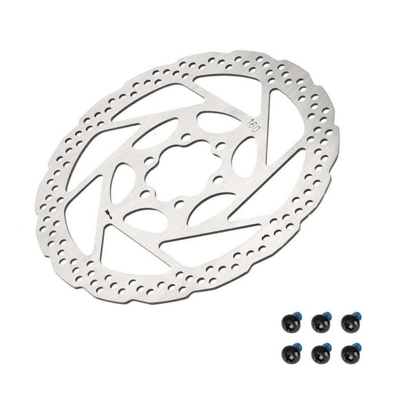 LIANXUE 140mm/160mm/180mm Stainless Steels Disc Brake Rotor with Screws Bicycles Disc Brake Rotor for Road Bike,Mountain Bike