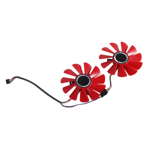 LIANXUE 2PCS PC Cooling Fan PWM Control And LED Lighting 4Pin Connection FDC10U12S9C