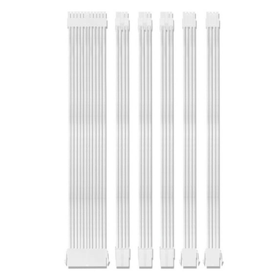 LIANXUE ATX24Pin Power Extension Cable Set 1x24Pin/2x8Pin(4+4)CPU /3x8Pin(6P+2P) PCIE