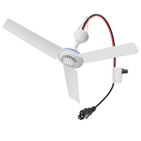 LIANXUE Adjustable Speed Hanging Fan Air Cooler C13 Plug Mini Canopy Dorm Fans Portable Hanging Fans for Tent, Hiking, Outages