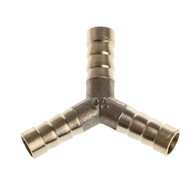 LIANXUE Brass Barb Hose Fitting Tee Connector 3way Hose Joint Tube For