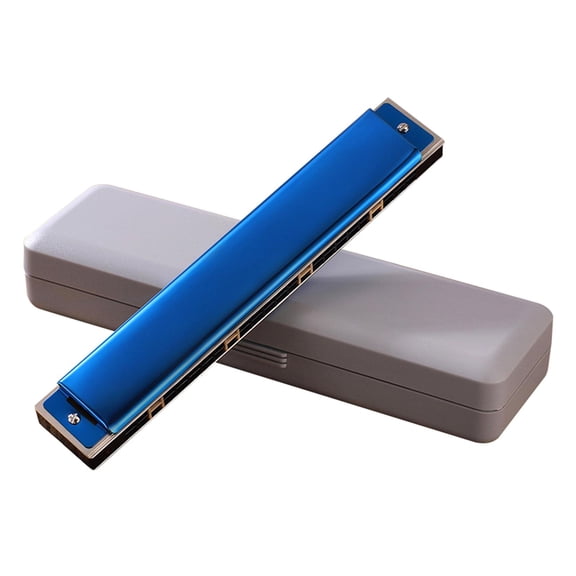 LIANXUE C for Key Harmonica 24 Holes,Performance Tremolo Harmonica for Adults Beginner K
