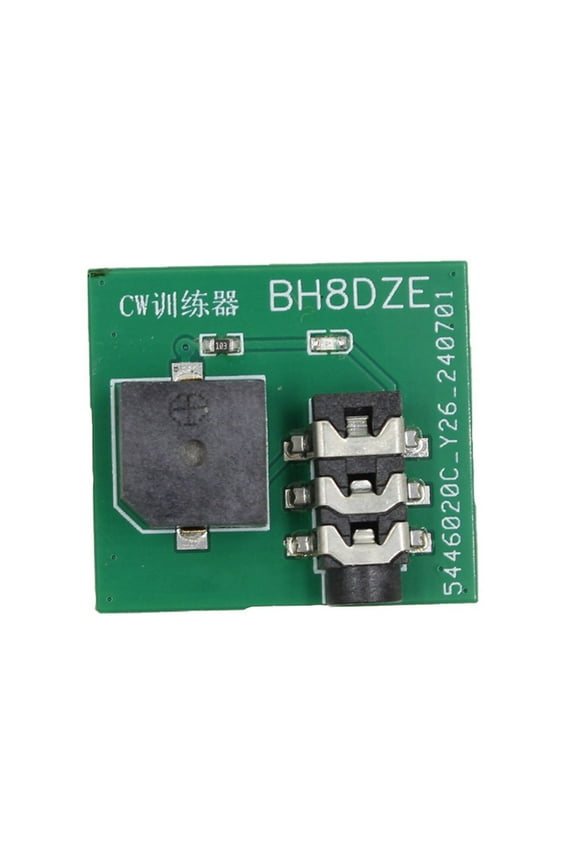 Convenient Small CW Morse Code Practice Device Morse Key Trainer With CR2032 Battery LED Light For Beginners and Experts