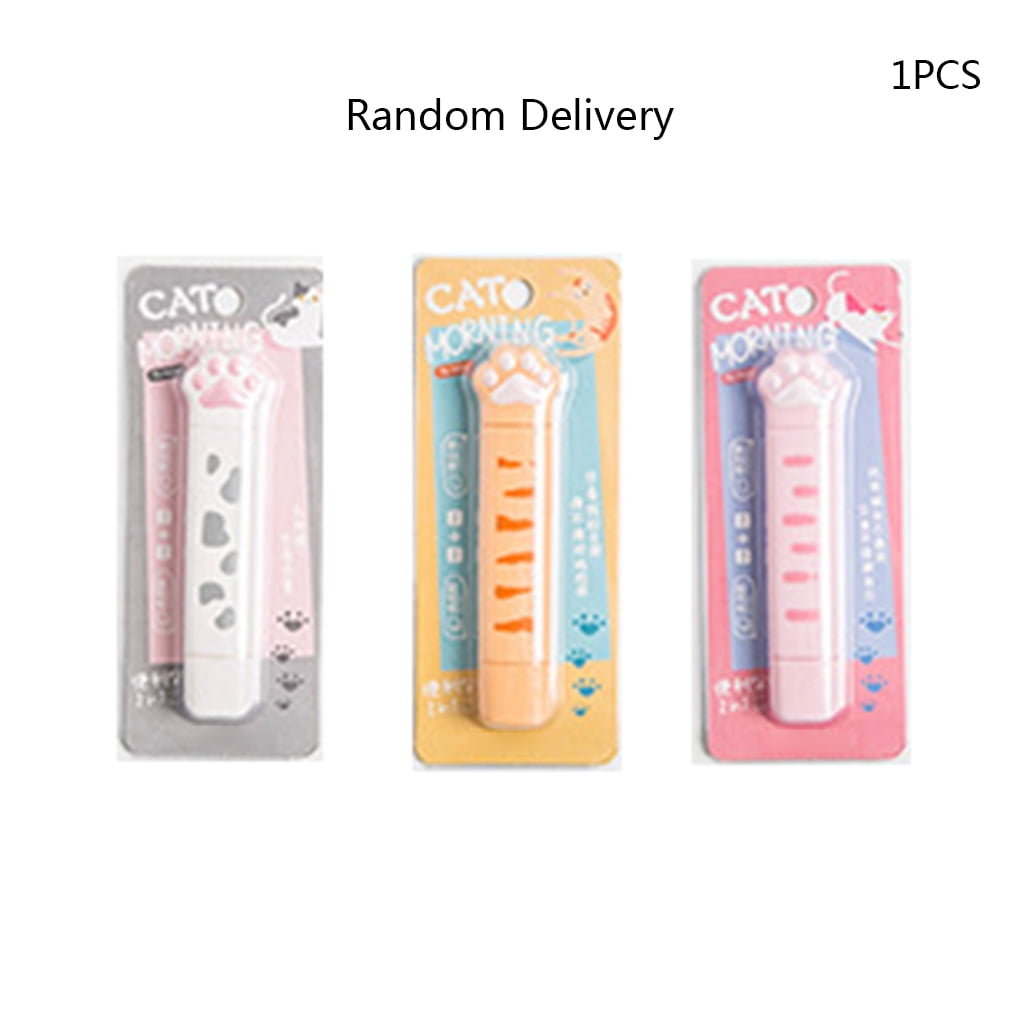 LIANXUE Cute for Cat Paw Roller Glue Correction Tape Stationery ...