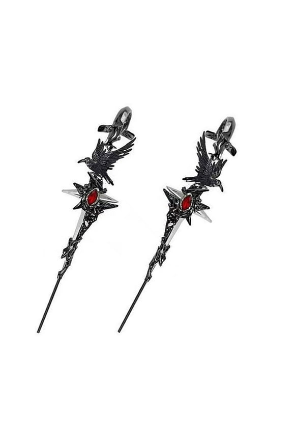Elegant Crow Ear Cuff Statement Pieces Accessory for Modern Fashionistas