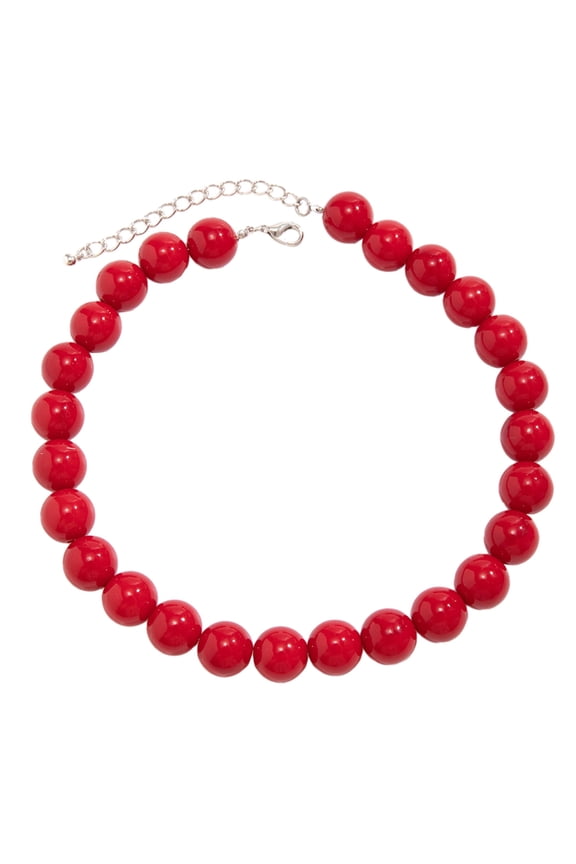 Eye Catching Acrylic Beaded Necklace Unique Style Neck Jewelry Fashion Accessory
