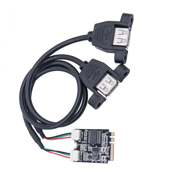 LIANXUE High Compatibility Mini PCIe to USB Interfaces Cable for Computer Accessories
