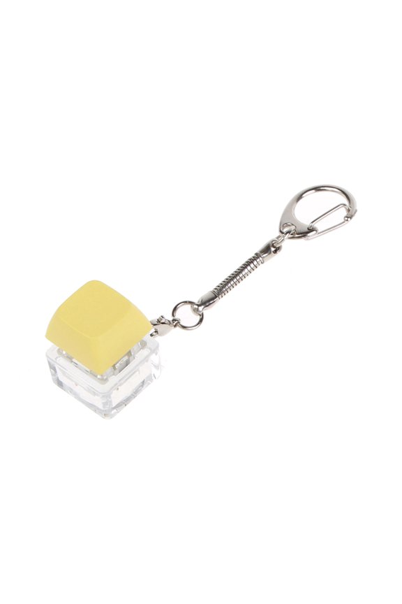 Mechanical Keyboard MX Switch Tester Lightless Transparent Switch Keys Keychain