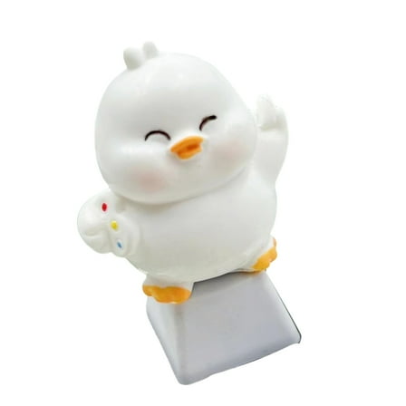 LIANXUE Quirky 3D Duck Keycap Oem Height Upgrades For Mechanical Keyboards Comfortable ABS Cartoon 3D Keycap for Gamers