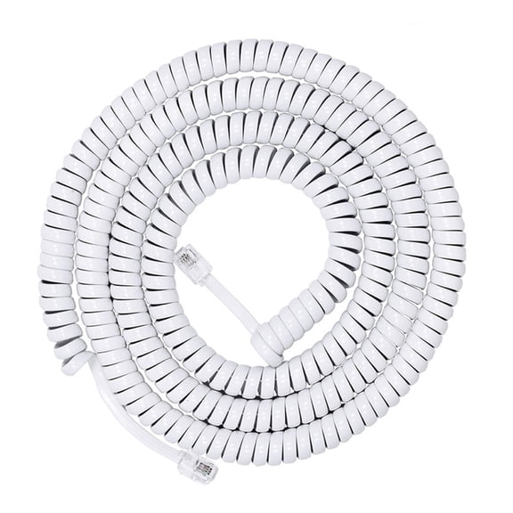 LIANXUE RJ9 RJ11 4P4C Telephone Handset Cord Coiled Fix Landline Phone Wire For Clear Calls And Durability 200cm 300cm