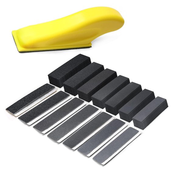 LIANXUE Sandpaper Finger Sander for Craftsmen Polishing Small Wood Doors, Table Corner