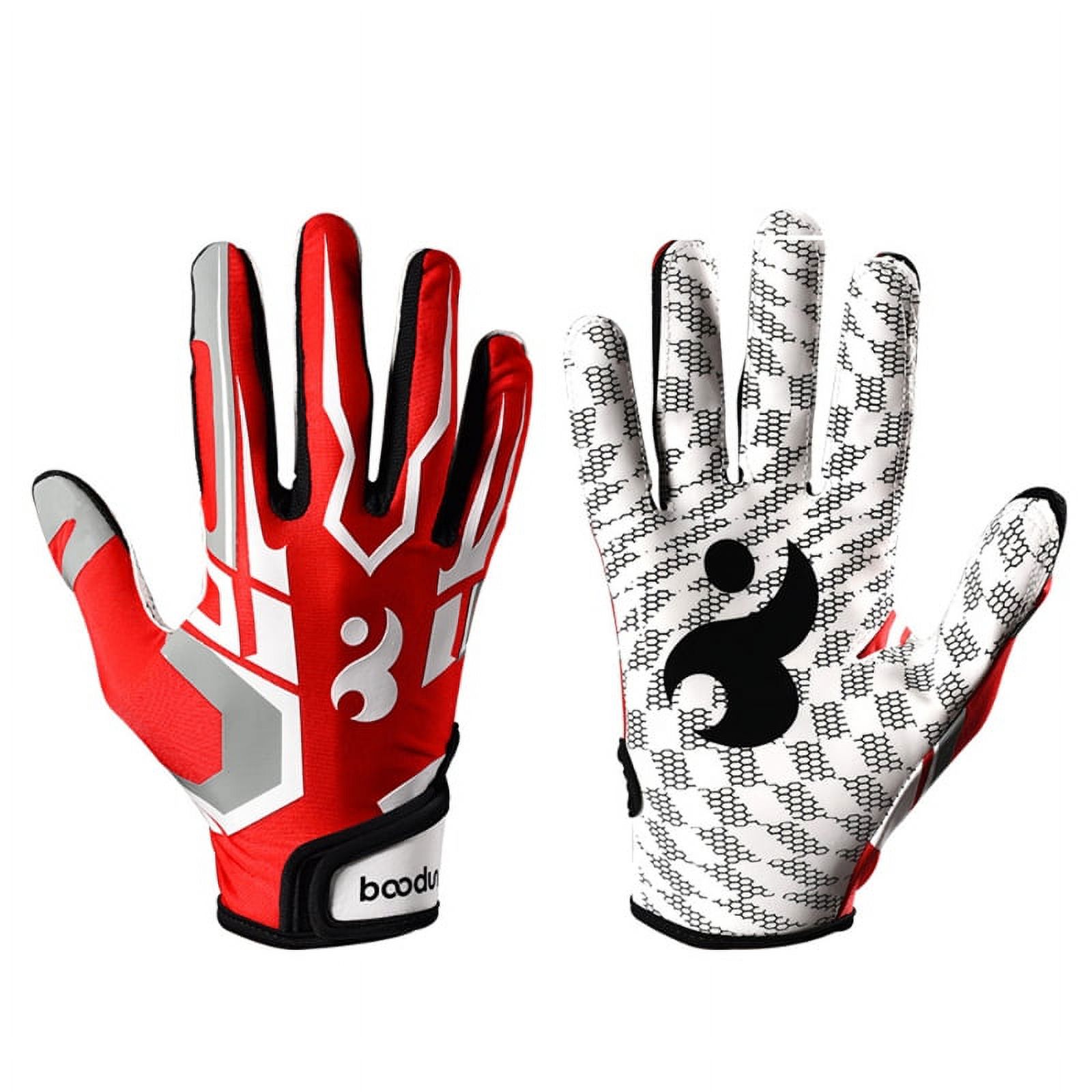 LIANXUE Silicone Grip Football Gloves Breathable Baseball Gloves for ...
