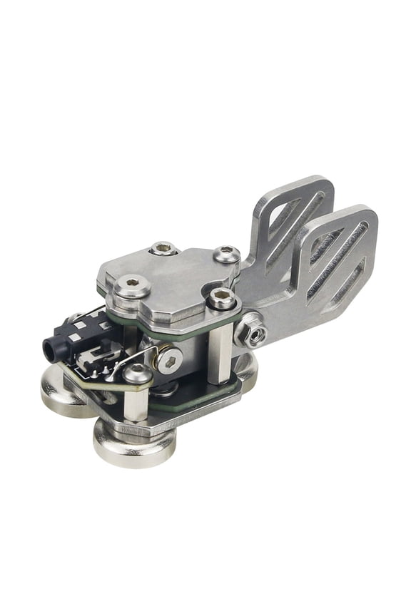 Stainless Steel CW Morse for Key Portable Telegraph for Key Paddle for Key With Magnetic Base For Radio Users