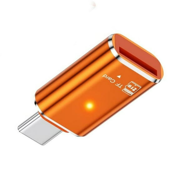 LIANXUE TFs Card Reader USB2.0 Portable Card Reader Type C OTG Memory Card Adapter