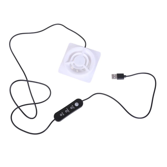 LIANXUE USB Mini Fan Quiet Operation USB Air Circulation Fan Long Cable Length