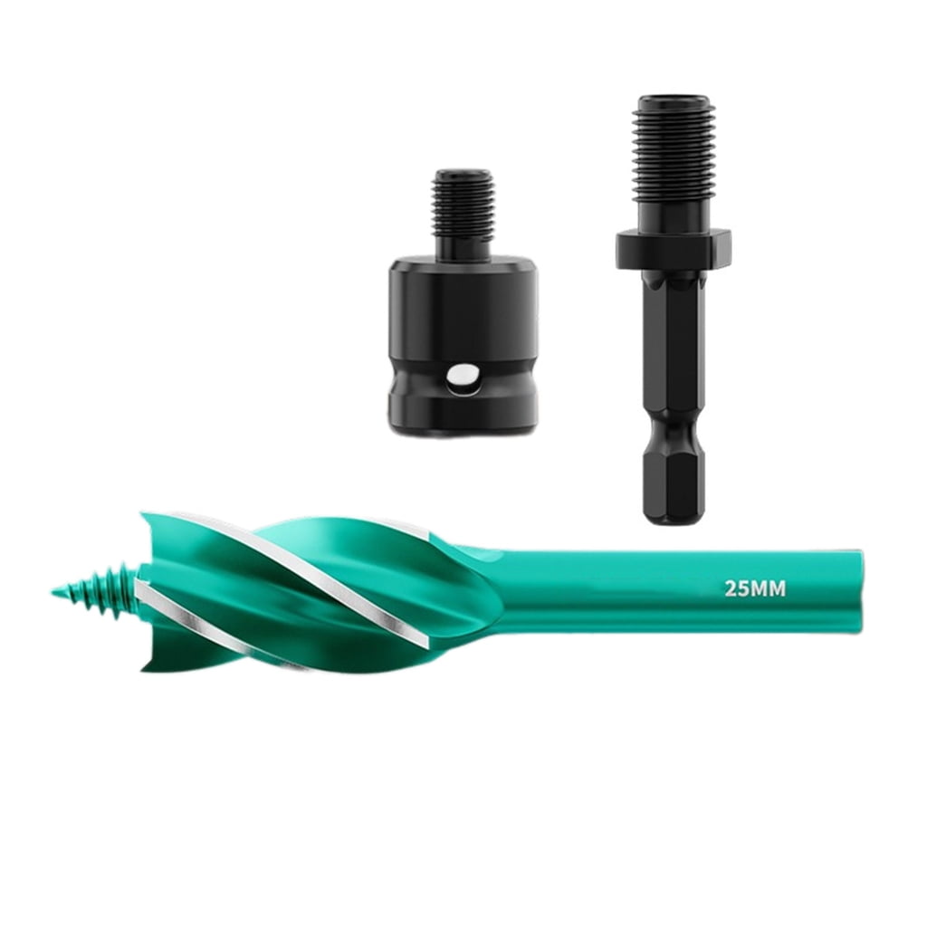 LIANXUE Wood Drill Bit 1425mm High Carbon Steel Brad Point Twist Drill Bit Four Point