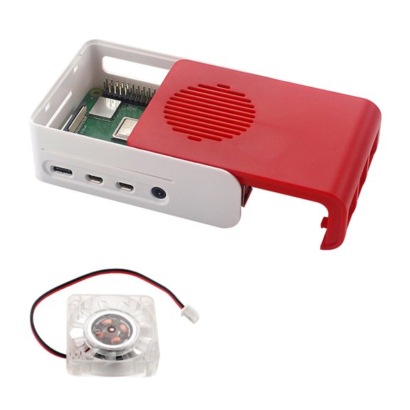 LIANXUE for RaspberryPi4 Passive Cooling Box Optional Cooling Fan Heatsinks for Pi4 Case