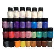 LIANXUEPearl Pigment Set Colorful Natural Mineral Mica Powder for Soap Making Cosmetics