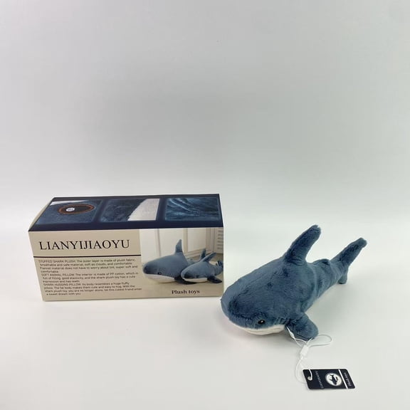 LIANYIJIAOYU Plush toys Plush toys,Giant Shark Plush Pillow Soft Toy Stuffed Blue Shark Animal Pillow Comfortable Sleeping Pillow Back Cushion Doll Gift