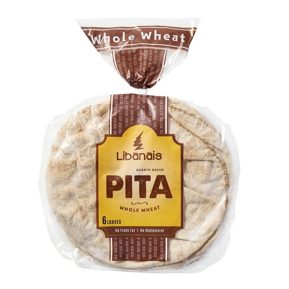 LIBANAIS CLASSIC LEBANESE WHOLE WHEAT BREAD 10" 6 LOAVES