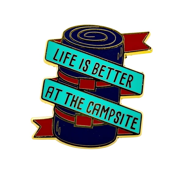 LIBATC, Sleeping Bag Enamel Pin