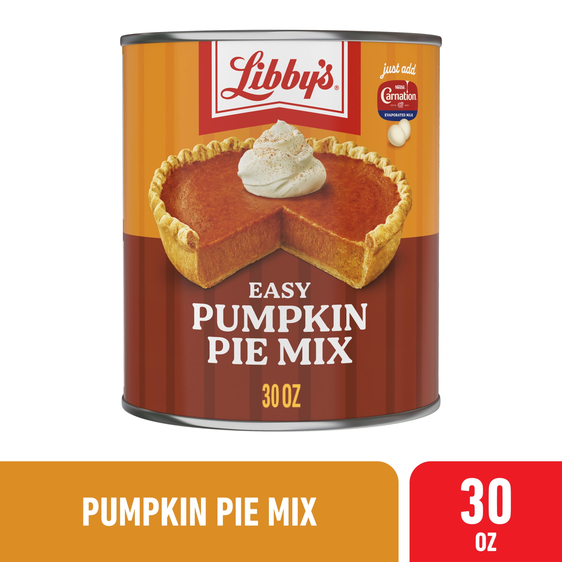 LIBBY'S Easy Pumpkin Pie Mix, Canned Pumpkin Pie Filling, Baking One 9-inch Pumpkin Pie 30 oz