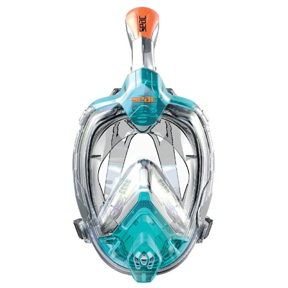 LIBERA FULL FACE MASK L/XL S/KL AQUA/ORANGE