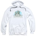 thumbnail image 1 of LIBERTY AND JUSTICE-ADULT PULL-OVER HOODIE-WHITE-2X, 1 of 1