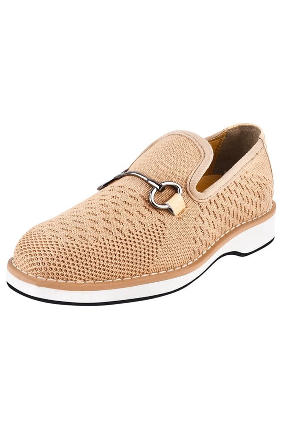 Little & Big Boys Casual Slip On Shoes Breathable Lightweight Walking Boy Kids Shoes, Beige