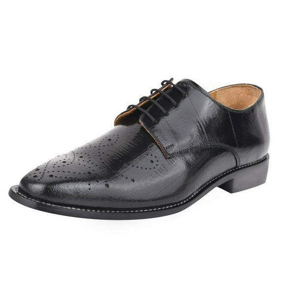 LIBERTYZENO Men Formal Shoe Genuine Leather Derby Male Oxford Shoes