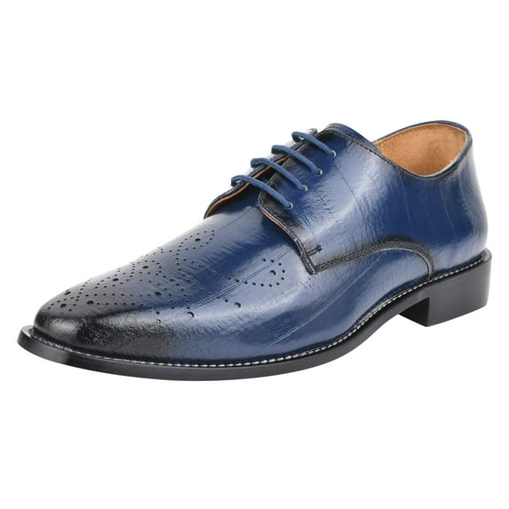 LIBERTYZENO Men Formal Shoe Genuine Leather Derby Male Oxford Shoes
