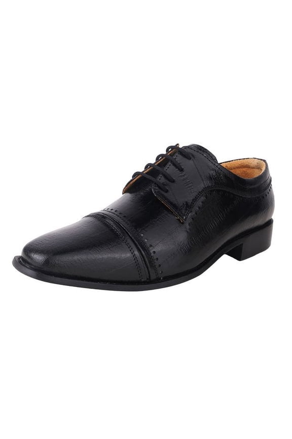 Men Oxford Style Adult Dress Shoes Black 8.5